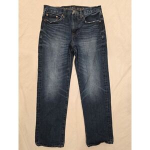 American Eagle jeans: Relaxed Straight fit, medium wash Men's 29x30